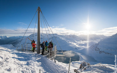 A resort : Val Cenis