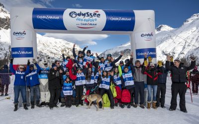 La course des jeunes mushers